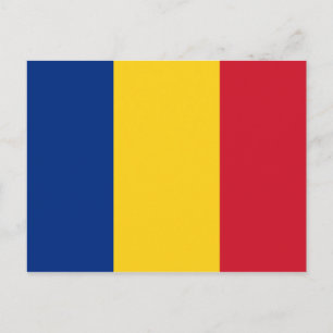 Romania Flag Postcard