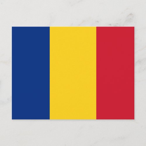 Romania Flag Postcard