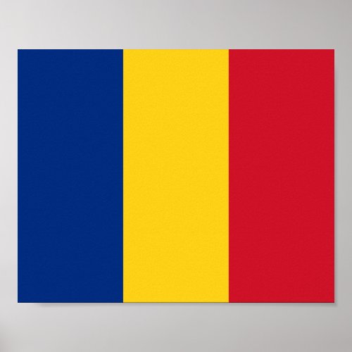 Romania Flag Poster