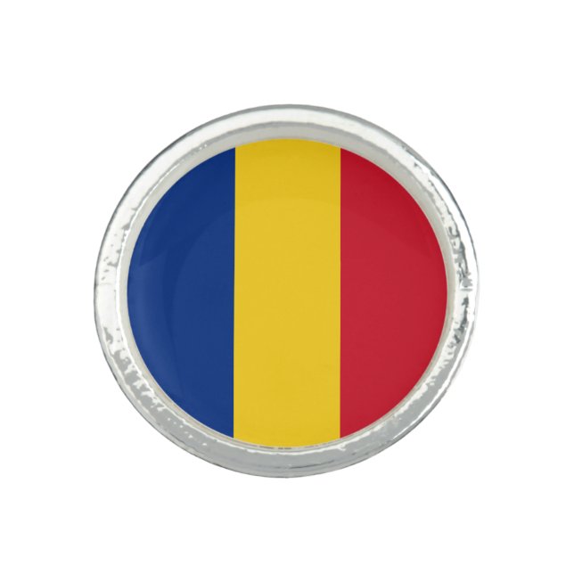 Romania Flag Ring (Front)