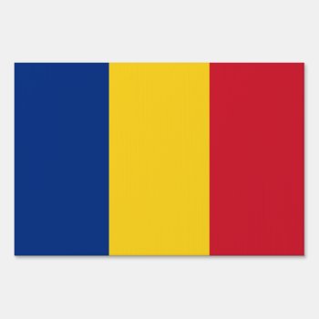 Romania Flag Romanian Patriotic Sign by YLGraphics at Zazzle