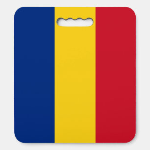 Romania Flag Seat Cushion