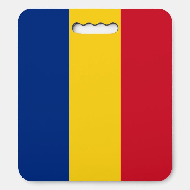Romania Flag Seat Cushion (Front Vertical)