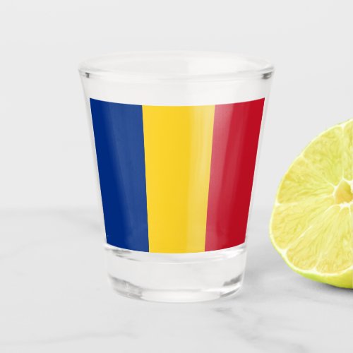 Romania Flag Shot Glass