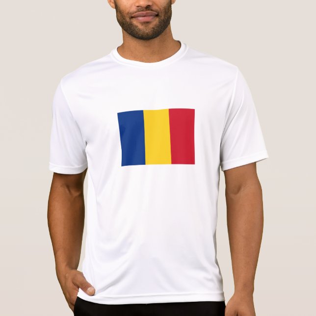 Romania Flag T-Shirt (Front)