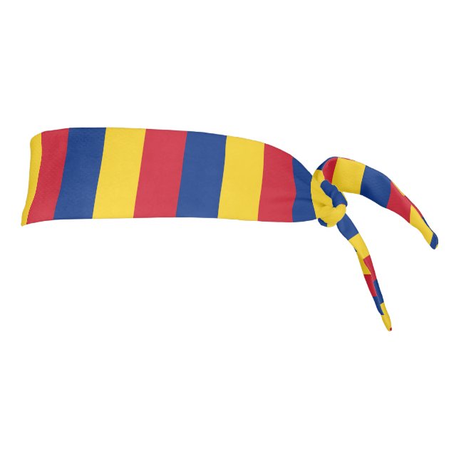 Romania Flag Tie Headband (Rotate 90)