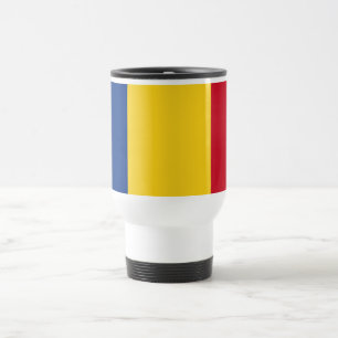 Romania Flag Travel Mug