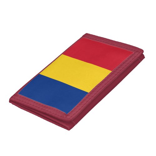Romania Flag Trifold Wallet