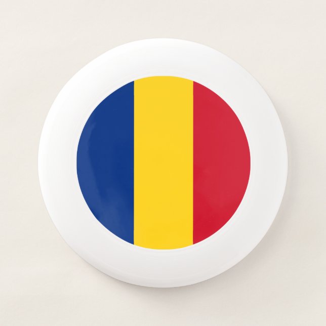 Romania flag Wham-O frisbee (Front)
