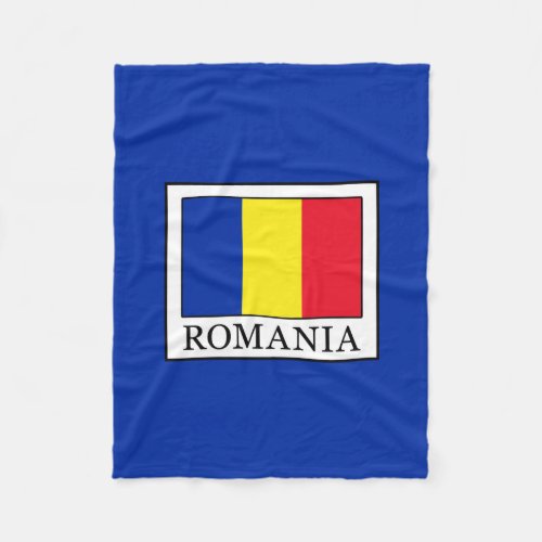 Romania Fleece Blanket