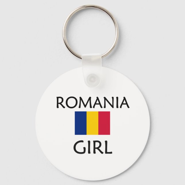 ROMANIA GIRL KEYCHAIN (Front)