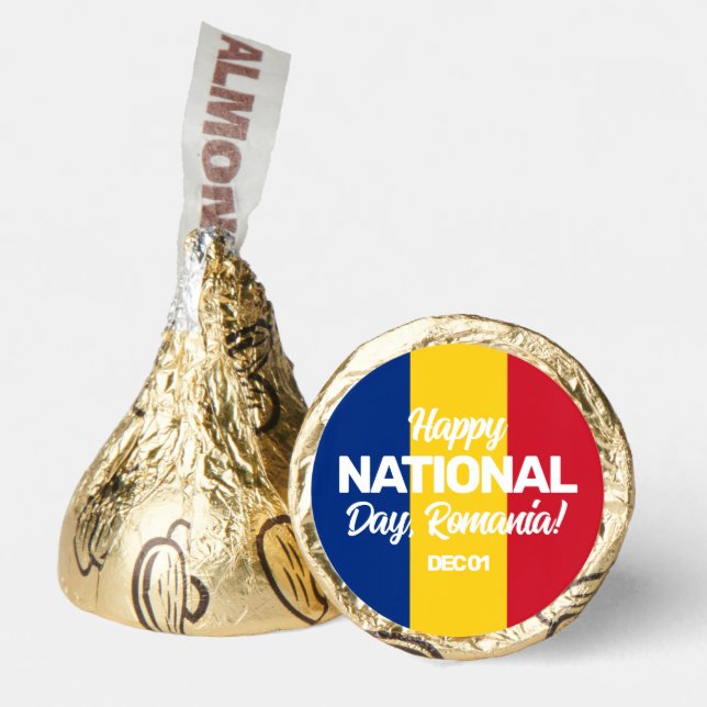 Romania Independence Day Romanian National Flag Hershey®'s Kisses® (Front)
