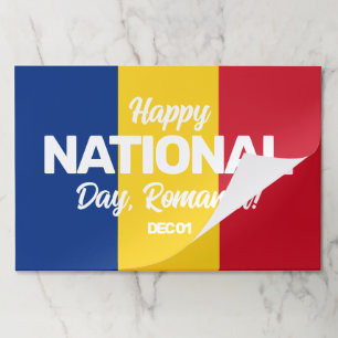 Romania Independence Day Romanian National Flag Paper Pad