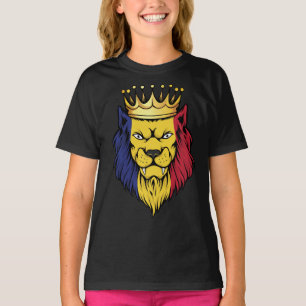 Romania  Lion King Flag T-Shirt