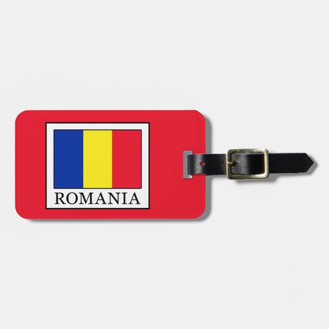 Romania Luggage Tag (Front Horizontal)