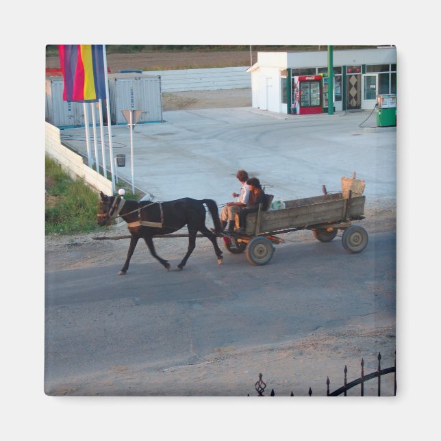 Romania, No need for petrol Magnet (Front)