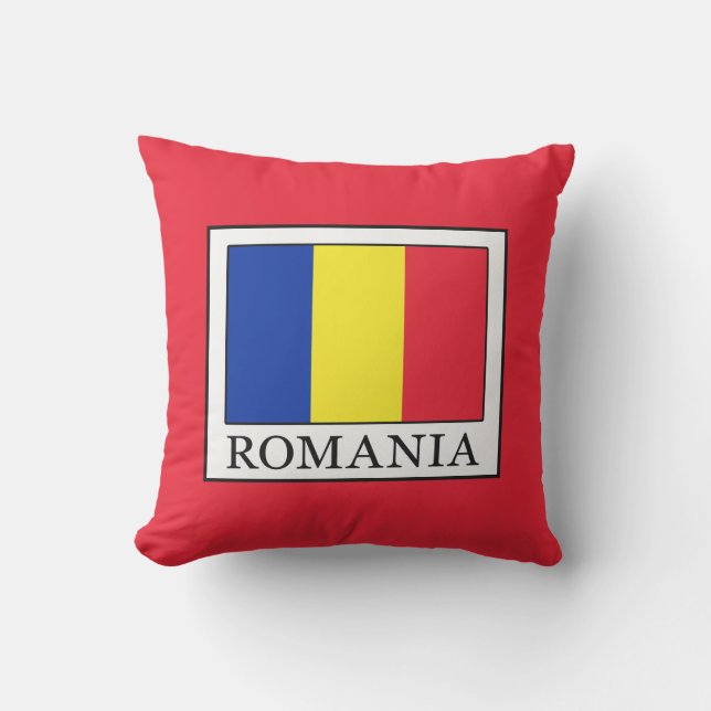 Romania Outdoor Pillow (Front)