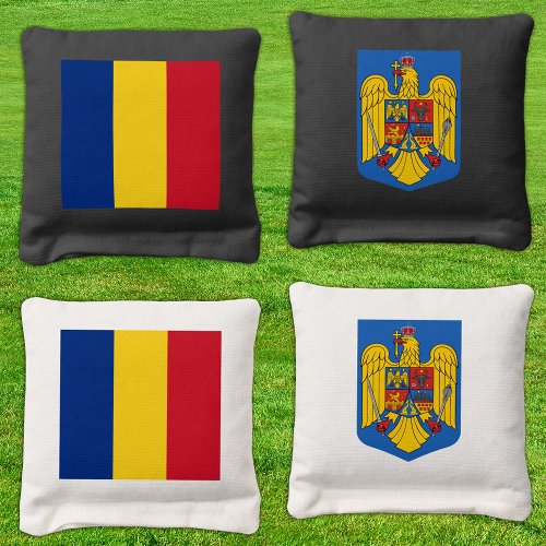 Romania patriotic bags Romanian Flag Cornhole Bags
