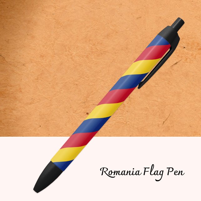 Romania Pen, Romanian Flag school / office Pen (Creator Uploaded)