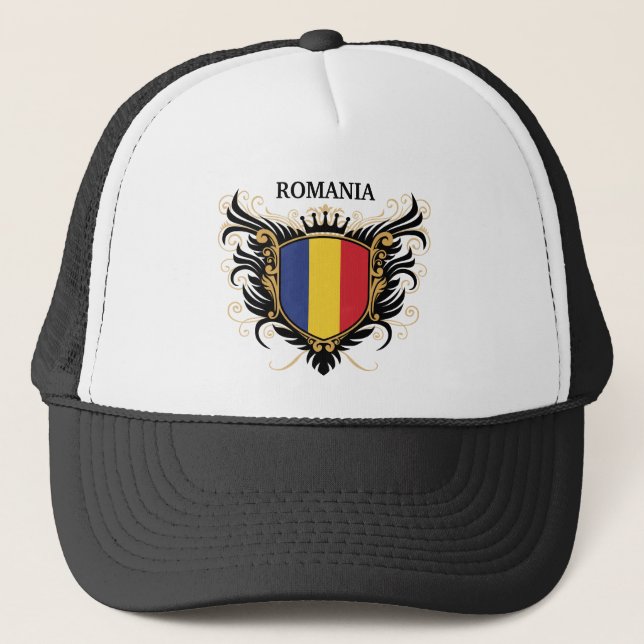 Romania [personalize] trucker hat (Front)