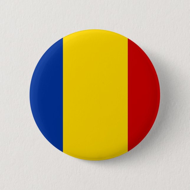 Romania Pinback Button (Front)