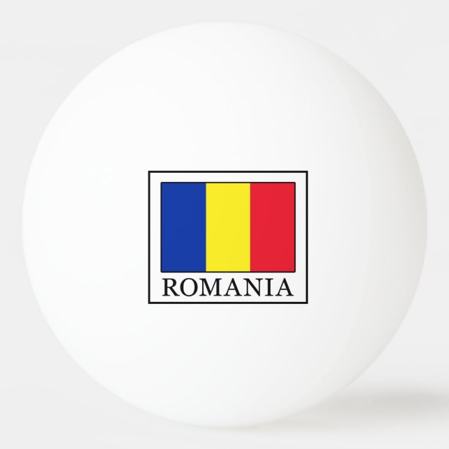 Romania Ping-Pong Ball (Front)