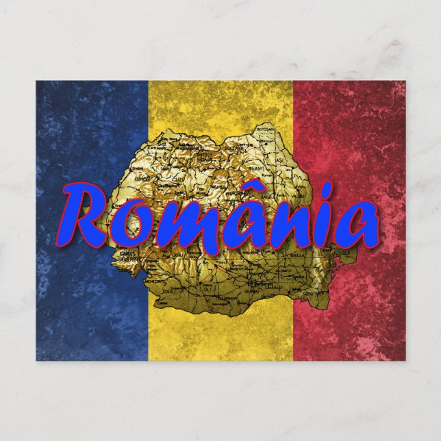 Romania Postcard (Front)