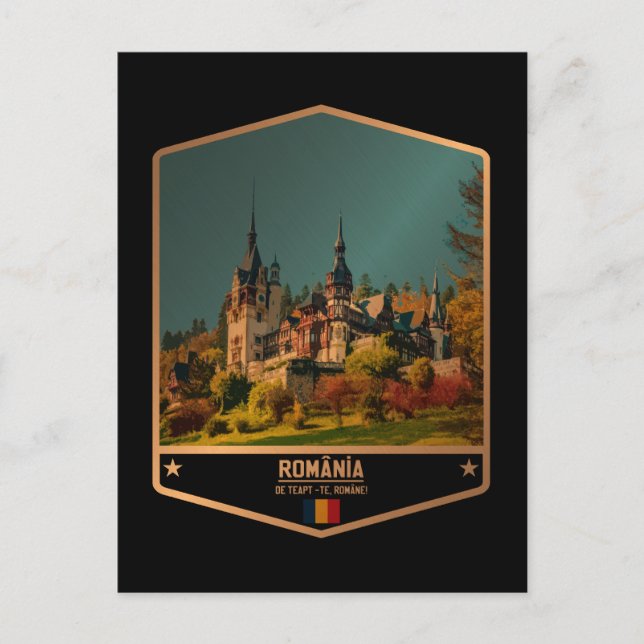 Romania Postcard (Front)