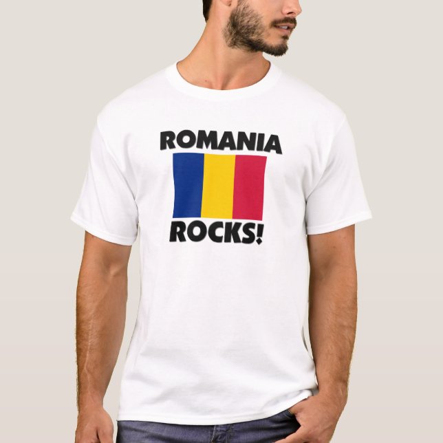Romania Rocks T-Shirt (Front)