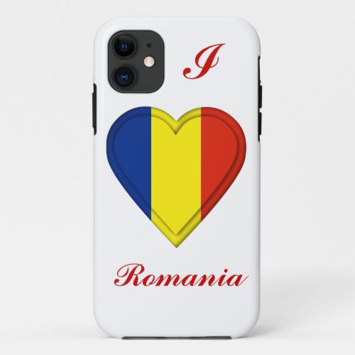 Romania Romanian Flag iPhone 11 Case