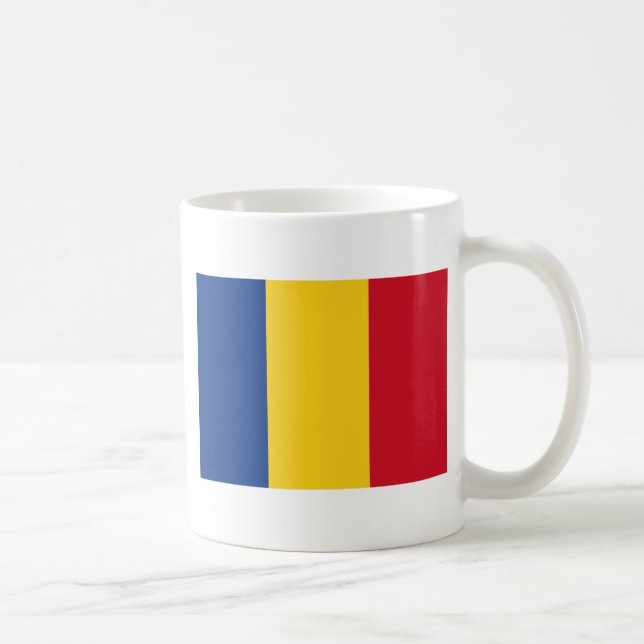 Romania - Romanian Flag - Drapelul României Coffee Mug (Right)