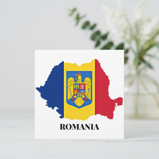 Romania Silhouette, labeled, (Standing Front)