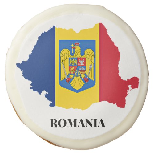 Romania Silhouette labeled Sugar Cookie