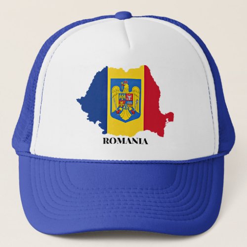 Romania Silhouette labeled Trucker Hat