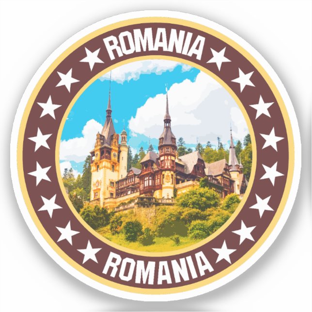 Romania                                            sticker (Front)