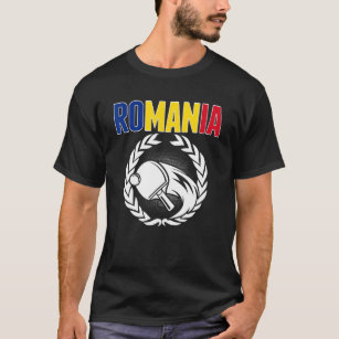 Romania Table Tennis     Romanian Ping Pong Suppor T-Shirt