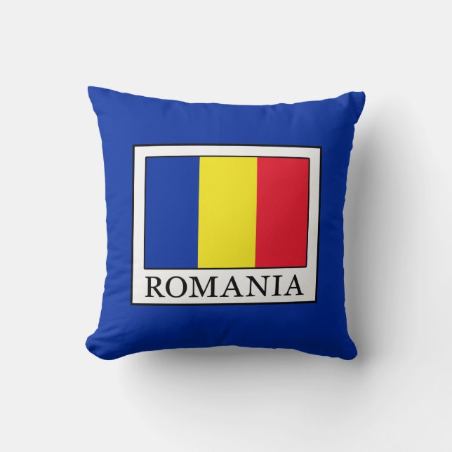 Romania Throw Pillow (Front)