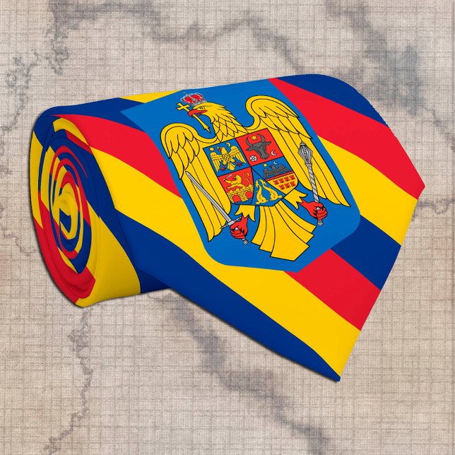 Romania Ties, fashion Romanian Flag business Neck Tie (Creator Uploaded)