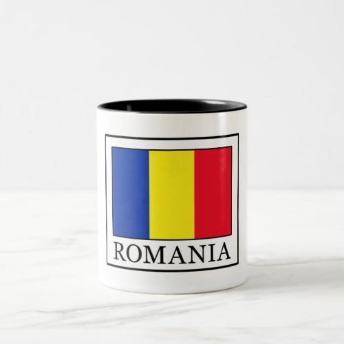Romania Two_Tone Coffee Mug