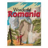 Romania Vintage Travel Poster (Front)