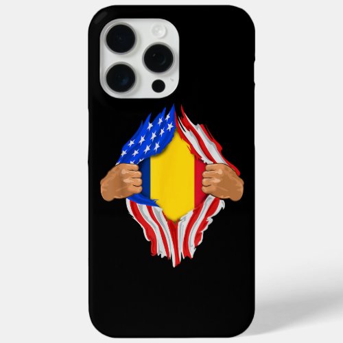 Romanian Blood Inside Me T_Shirt  Romania Flag iPhone 15 Pro Max Case