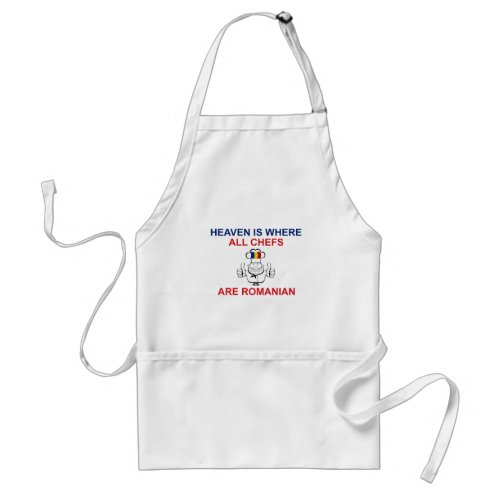 Romanian Chefs Adult Apron