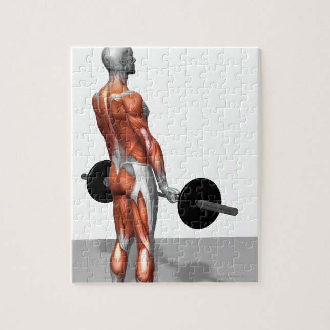 Romanian Deadlift Jigsaw Puzzle (Vertical)