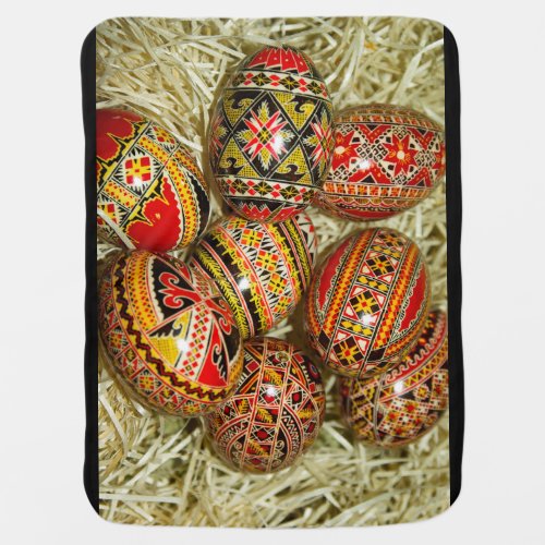 Romanian Easter Eggs Swaddle Blanket