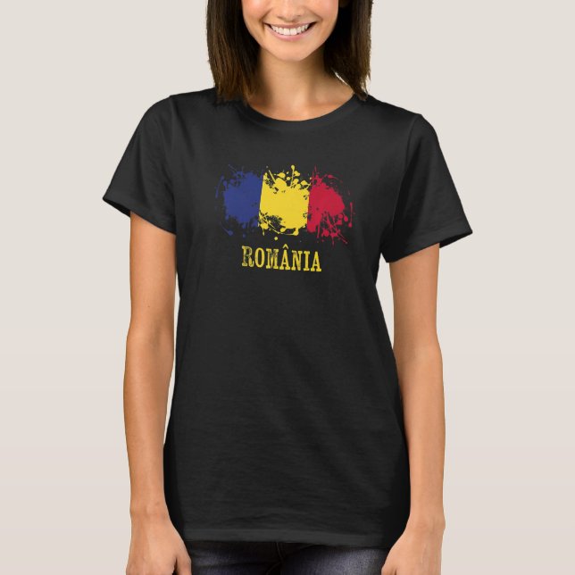 Romanian enthusiasts for România and Romania T-Shirt (Front)