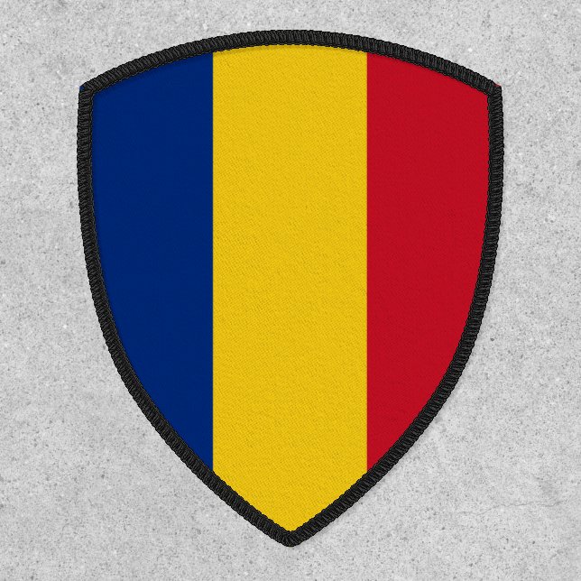 Romanian Flag, Flag of Romania Patch (Front)