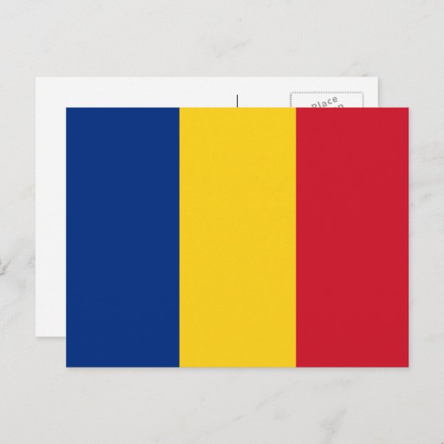 Romanian Flag, Flag of Romania Postcard (Front/Back)