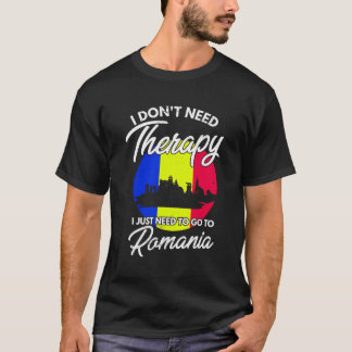 Romanian Flag I Romania Flag I Vacation Gift I Rom T-Shirt