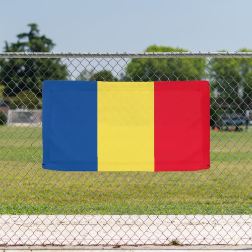 Romanian flag of Romania custom banner sign