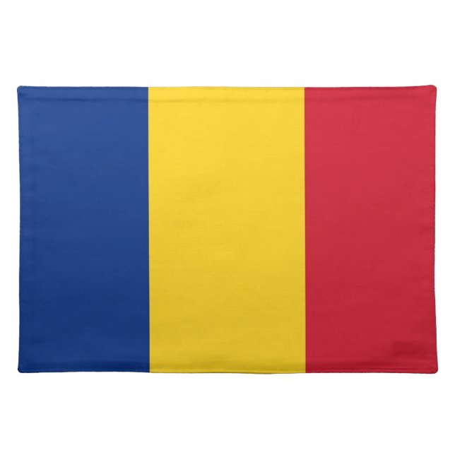 Romanian Flag on MoJo Placemat (Front)